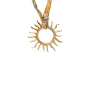 Statement Sun Sari Necklace