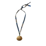 Statement Shell Sari Necklace