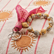Sari Bag Charm Pink, Yellow