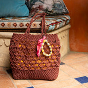 Sari Bag Charm Pink, Yellow