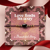 Limitierte Edelsteinkarte "Love Finds Its Way"