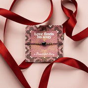 Limitierte Edelsteinkarte "Love Finds Its Way"